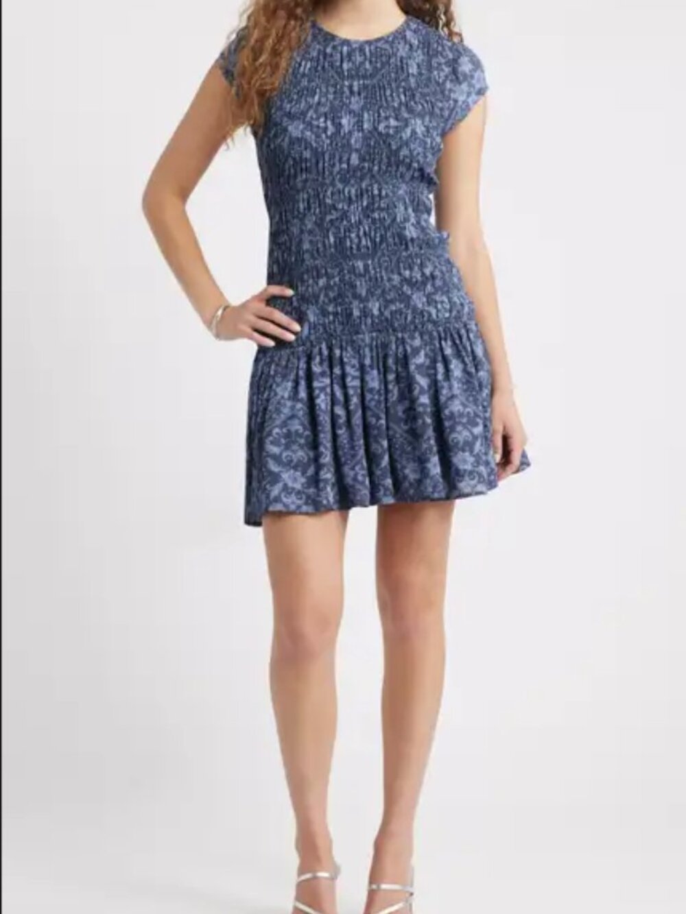 Chelsea28 Smocked Minidress